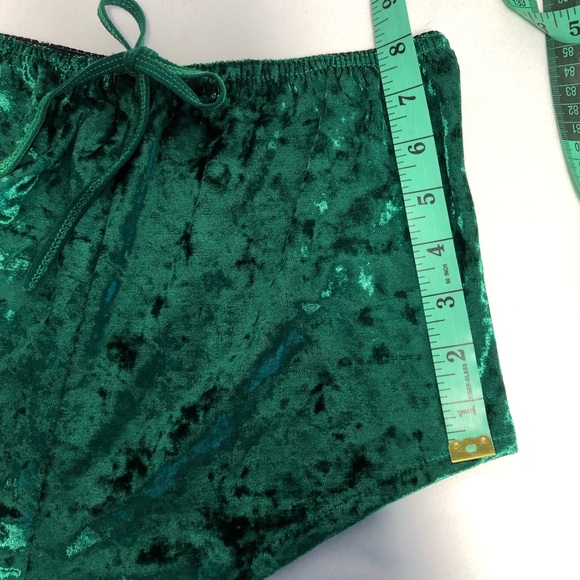 Emerald Green Velvet Pajama Set - Picture 12 of 16